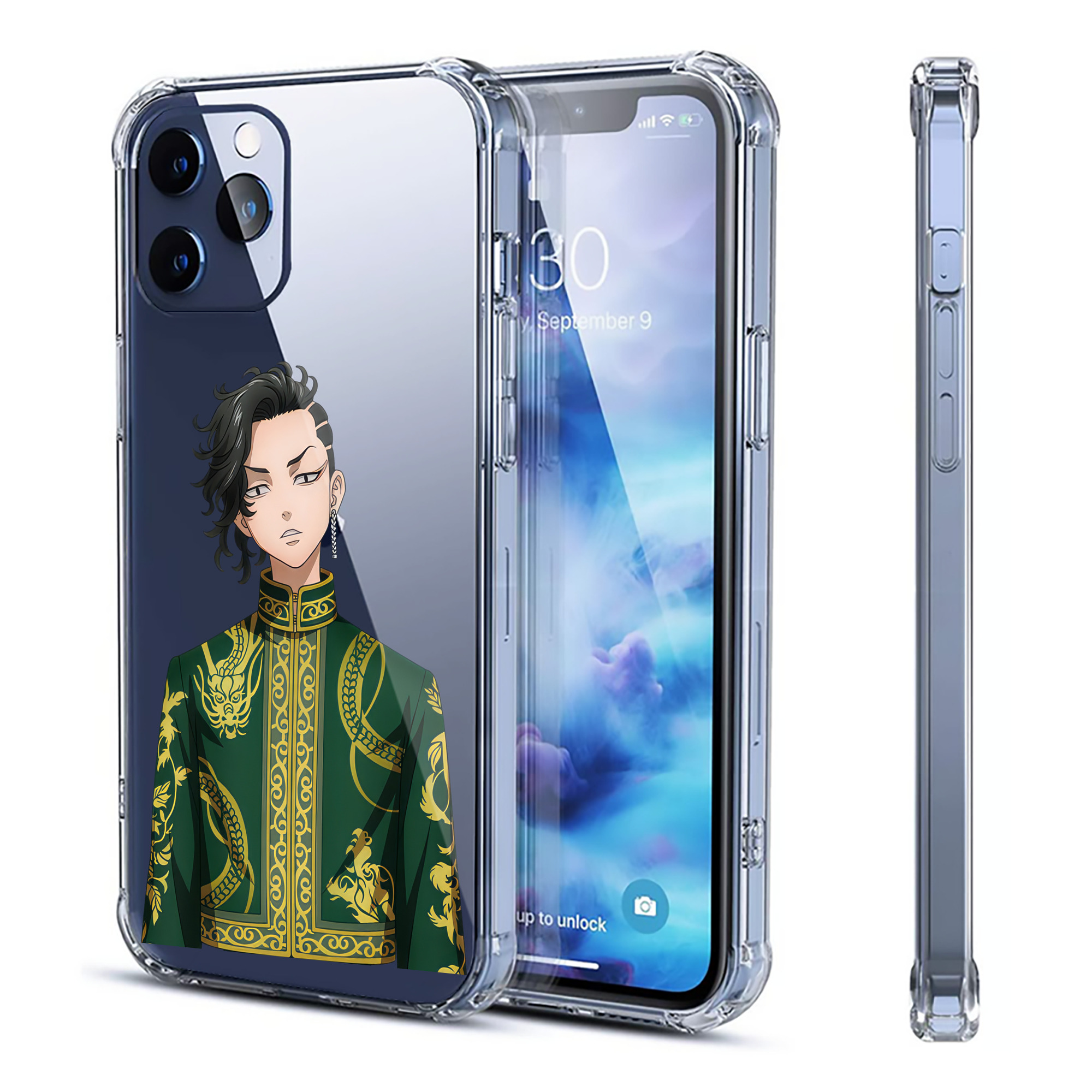 （画像用） 東京リベンジャーズ Tokyo Revengers 【iPhone 12シリーズ対応】透明スマホケース（クリアソフトケース）